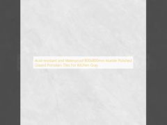 Acid-resistente e impermeabile 800x800mm marmo lucidato vetrate porcellane piastrelle per cucina grigio