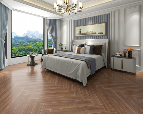 colore di legno di Brown delle piastrelle di ceramica di effetto di lunghezza di larghezza 90cm di 15cm per il pavimento della parete interna