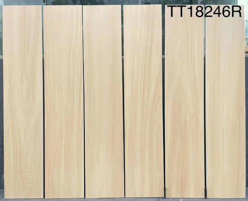piastrelle di ceramica di legno di 8x40'inch Gray Interior Wall Outside Floor per la striscia lustrata molle della porcellana dell'atrio del balcone di progetto
