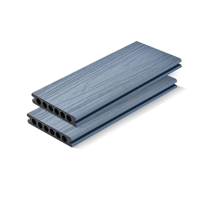 bordi Gray Co - terrazzo di pavimentazione all'aperto di plastica di legno espulso di Decking di 138x23mm WPC del giardino