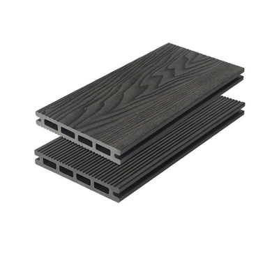 il Decking impresso profondo di 3D WPC si imbarca sul Decking Gray Engineering Garden di 145x22mm