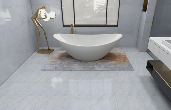 Interno vetrato marmo look ceramica piastrelle rustiche antibatteriche per balcone e 400x400mm pareti piastrelle per la casa