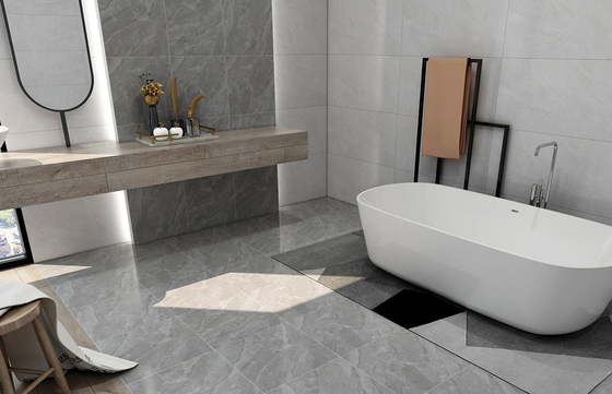Piastrelle rustiche in ceramica antiscivolo per bagno e marmo 400x400mm Piastrelle da parete per balcone