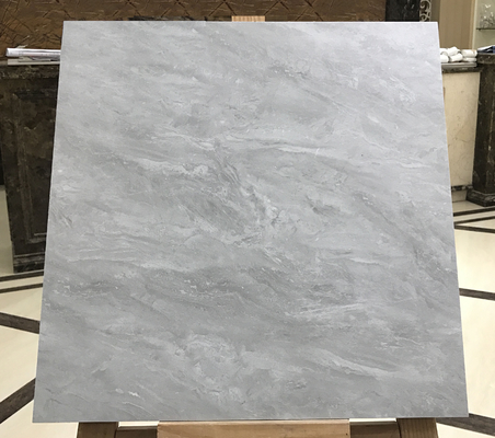 Piastrelle rustiche in ceramica antiscivolo per ufficio e 400x400mm marmo look matt vetrato pavimento grigio per ristorante