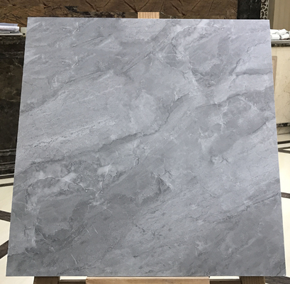Piastrelle rustiche in ceramica antiscivolo per il soggiorno 400x400 mm vetrate matt grigio piastrelle per il pavimento interno per ristorante