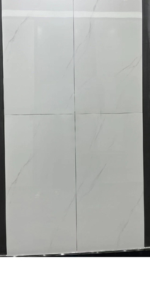 Piastrelle in ceramica Carrara bianca lucida e lucida per pareti di pavimento 600x1200mm