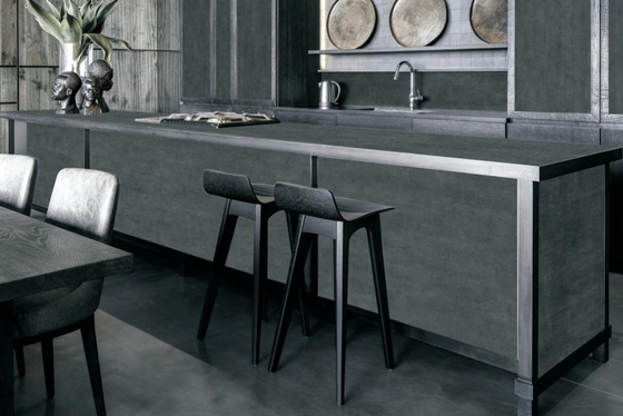 Brooke Grigio 1600x3200x12mm Pietra sinterizzata resistente all'usura