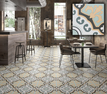 Piastrelle rustiche in ceramica resistenti all'usura per il soggiorno e piastrelle per pavimenti interni durevoli da 250x250 mm per la sala da pranzo