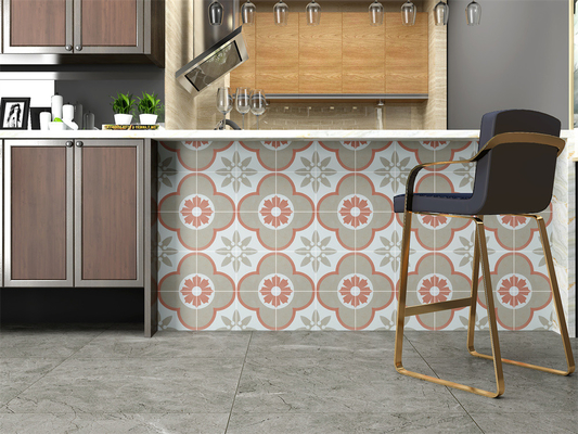 Piastrelle rustiche in ceramica anti-slip per la cucina e piastrelle murali da 200x200 mm per la sala da pranzo