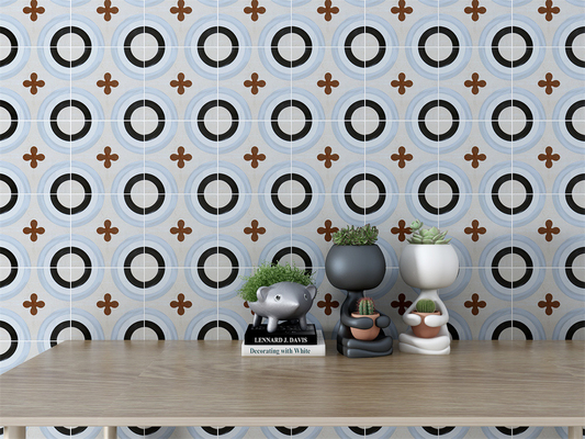Pavimenti antiscivolo 20x20cm Piastrelle rustiche in ceramica per la decorazione e piastrelle murali durevoli per l'edilizia