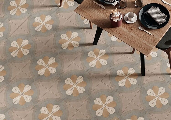 Piastrelle rustiche in ceramica marrone resistenti agli acidi 20x20 cm Pavimento interno