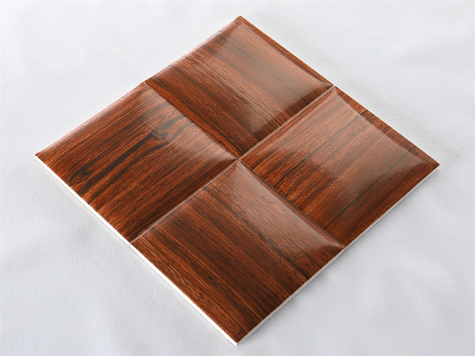 Marrone scuro 152x152mm Interni Sala Quadrata Ceramica Parete Piastrelle di pane Per Bagno E Ufficio
