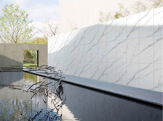 600x1200mm Matte Antiche Porcellane Bianco Cornice Parete