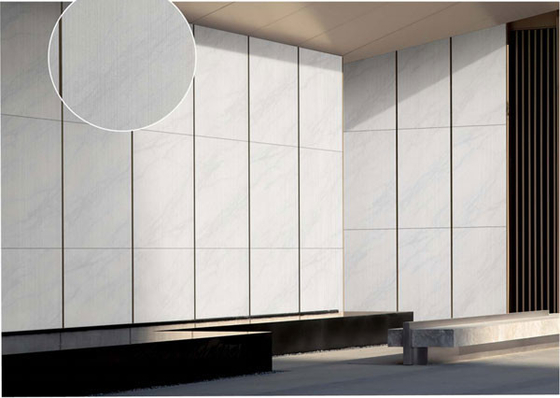 3D Line Bianco Matte Antico Parete di Cortina Esteriore Porcellana Piastrelle 600x1200cm Per Centro Commerciale E Edificio