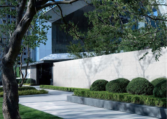 Piastrelle di muro di tenda matt elegante bianco cemento 600x1200mm Per centro commerciale