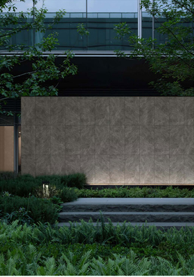 Non sbiadire Grigio Matt Finitura Antica Cornice Esteriore Sfondo Parete Piastrella 60x120cm Per Terrazza E Edificio