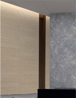 Finitura in travertino giallo chiaro 60x120cm esterno Matt Antiche piastrelle per pareti a tenda per edifici