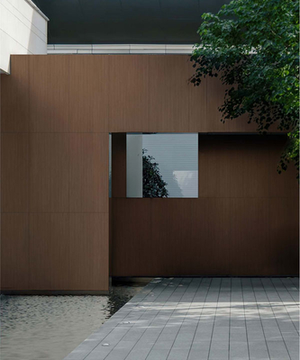 1200x600mm Marrone scuro Matte Finitura antica Superficie in legno Parete tenda Piastrelle spesse Per terrazza