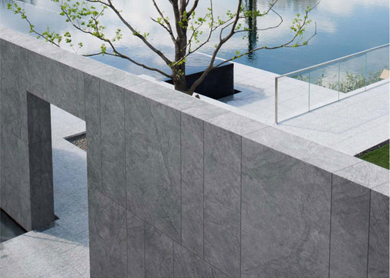No Fade Mural Grigio 1200x600mm Parete di tenda esteriore Piastrelle spesse per la ristrutturazione