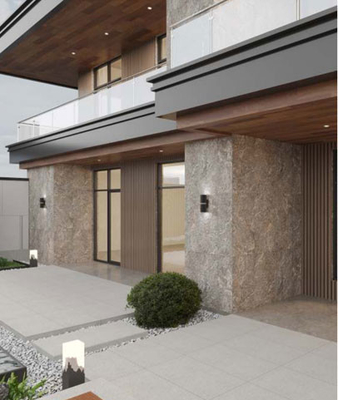 Superficie in mattoni naturale marmo giallo chiaro 120x60cm Parete di tenda esterna Piastrelle spesse per edifici