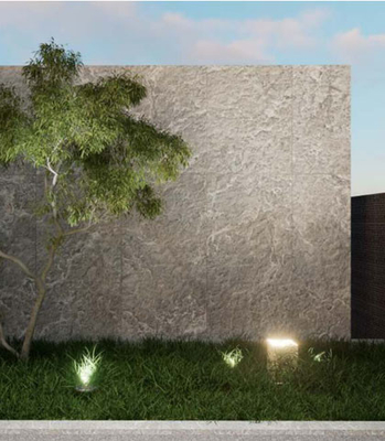 Antibatterico Grigio Leggere Pietra Naturale Marmo Superficie Da Esterno Tela Da Parete Per Progetto 600x1200mm