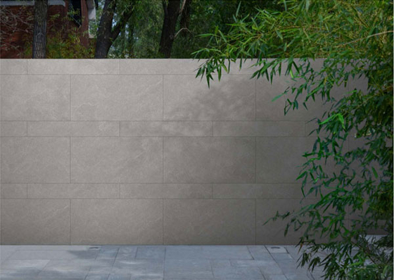 Grigio Matte Finitura Antica Pietra di sabbia Parete di tenda esterna Piastrelle spesse Per centro commerciale 1200x600mm