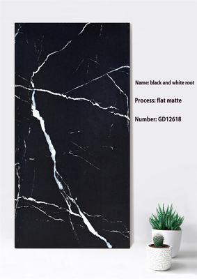 600x1200mm Piatta Matta Nera Grigio Artiglio Tela di Parete