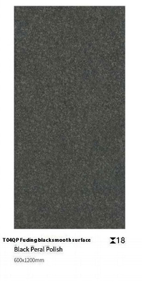 Nero 1200x600x18mm Superficie liscia Corpo intero Pavimento pavimentazione piastrella attorno alla piscina