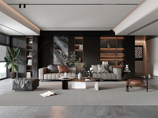 Lastra in pietra sinterizzata nero opaco 1420x2700mm per pavimenti della cucina