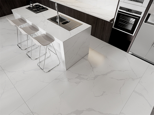Lastre di marmo bianco e 1420x2700mm Matt vetrata porcellana sinterizzata lastra di pietra per sfondo