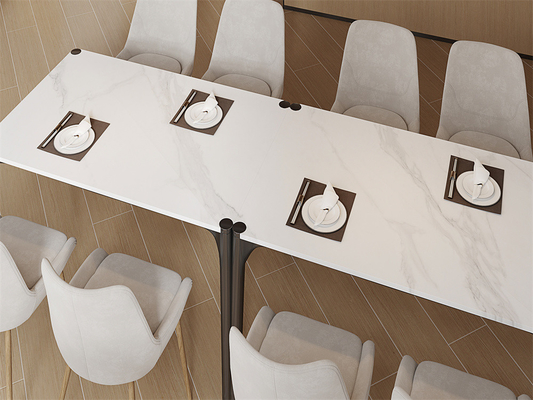 Matt White Pietra sinterizzata per il design 1420x2700mm