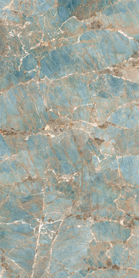 Amazon Verde 160x320cm Parete interna lucidata porcellana Slab di pietra sinterizzata e lastre di marmo per la decorazione