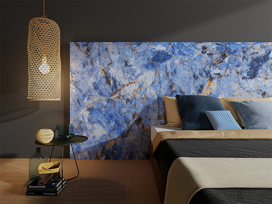 1600x3200mm Porcellana SGS lucidata per pareti lastre di pietra sinterizzate e lastre di roccia di porcellana per centri commerciali e ricostruzioni