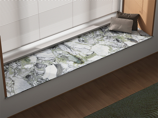 Piastrelle di marmo interne e resistenti all'usura 160x320cm piastrelle di porcellana sinterizzate per soggiorno