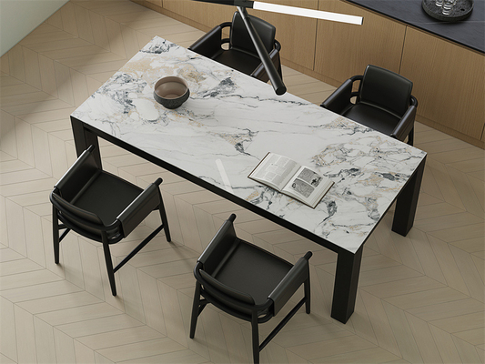 Lastra in pietra sinterizzata lucidata antiscivolo 1600x3200mm