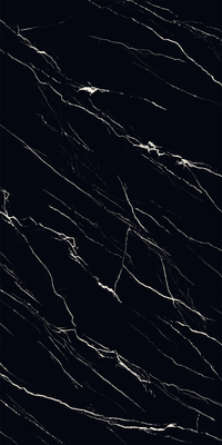 Nero 160x320cm Parete interna e pavimento Matte vetrata porcellana Slab di pietra sinterizzata per la decorazione domestica