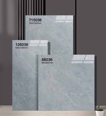 Elegante durevole 750x1500mm Porcellana lucidata vetrata piastrelle e piastrelle antiscivolo pavimento interno per ufficio e camera da letto
