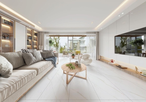 Pavimenti interni resistenti agli graffi con piastrelle di tessitura e piastrelle di porcellana vetrata da 600x1200 mm per baby face per decorazioni e centri commerciali