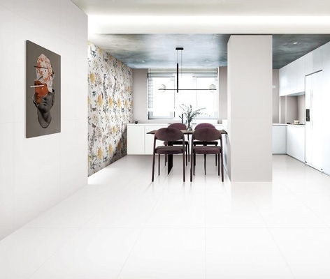 Piastrelle di porcellana vetrata per bagno e appartamento di qualità AAA bianca per pareti esterne eco-compatibili e 750x1500 mm per baby face