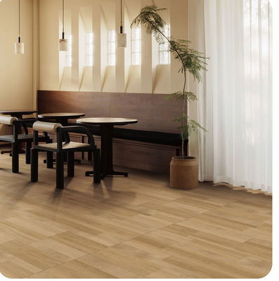 600x1200mm Legno marrone look porcellana piastrelle AAA grado