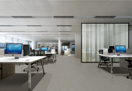 Pavimento esterno piastrelle moderne grigio 600x1200mm faccia del bambino piastrelle di porcellana vetrata per centro commerciale e ristrutturazione