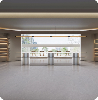 Matt W.A 0,5% Grigio 750x1500mm Pavimento interno antibatterico faccia bambino porcellana piastrelle per il design e casa