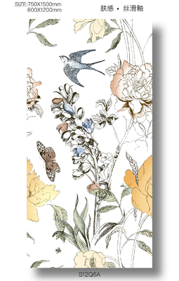 Piastrelle per pareti interne di grado AAA e floret 600x1200mm resistenti all'usura Piastrelle di porcellana per viso di bambino per ristrutturazione di case