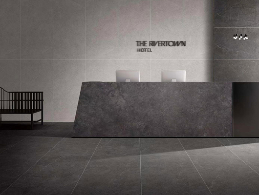Antibatterica Grigio 120x60cm interno Parete Bambino faccia vetrata Porcellana Piastrelle Per Ristorante E Bagno