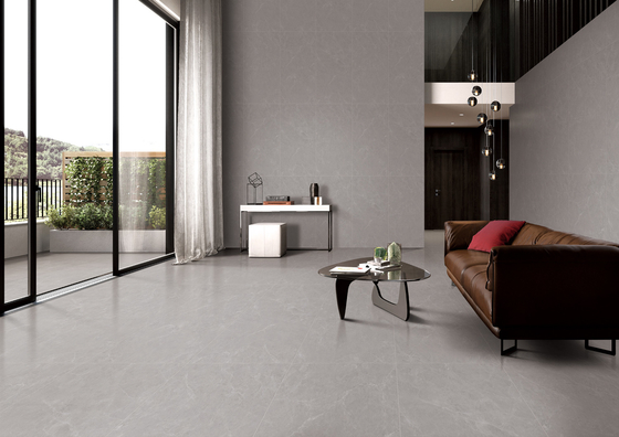 Piastrelle per pareti moderne in porcellana grigio e vetrata 1200x600 mm