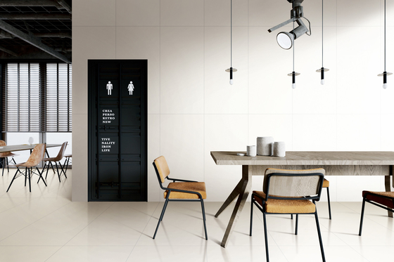 Pareti e pavimenti in beige Piastrelle di porcellana texturata moderna 60x120 cm per sala da pranzo