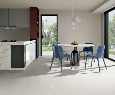 Vetro stellato 600x1200mm durevole Vetro morbido Pavimento interno Tessuto Porcellana Piastrelle Per Balcone