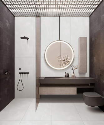 Pavimento retrò resistente 600x1200mm Piastrelle di porcellana vetrata morbida per hotel e bagno Piastrelle interne