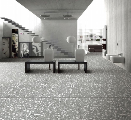 Non sbiadire piastrelle e parete interna 600x600mm grigio piastrelle di porcellana corpo intero per il design doccia