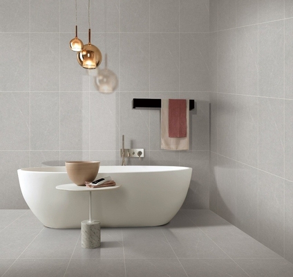 400x800mm Piastrelle decorative per pareti interne di colore grigio chiaro per la faccia del bambino Piastrelle ceramiche vetrate per casa